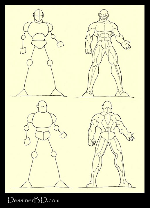comment dessiner muscles anatomie ogre
