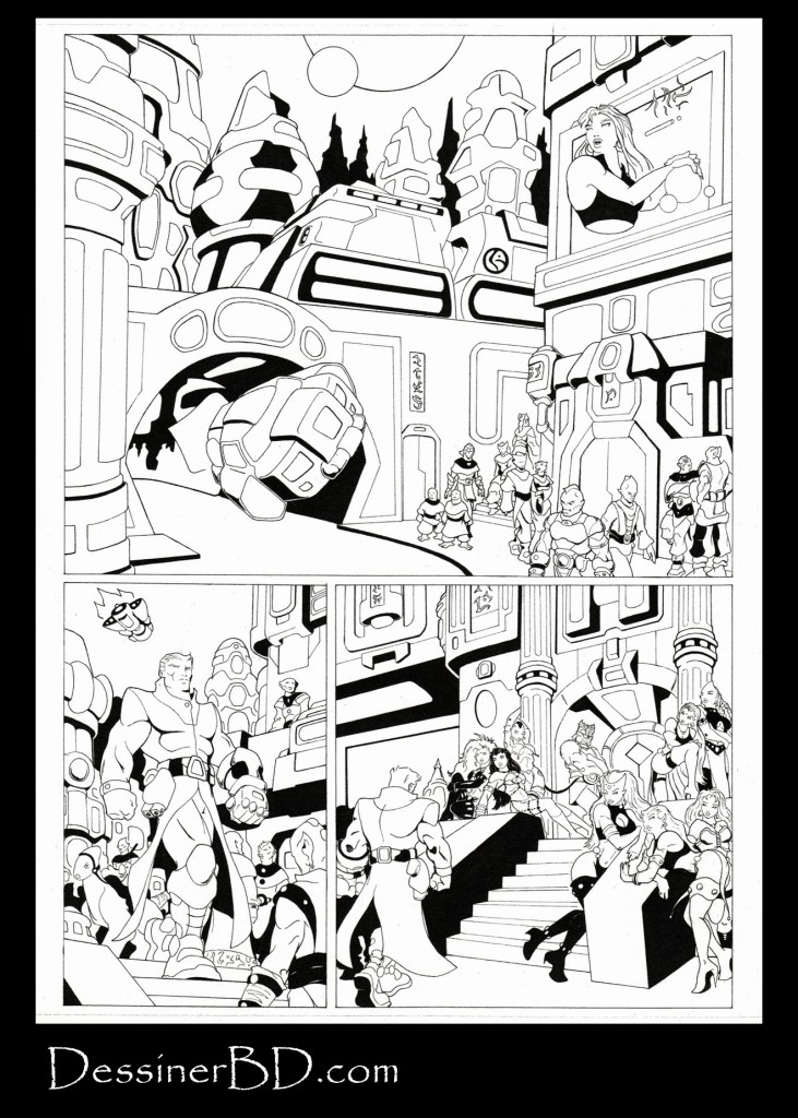 bande dessinée science-fiction page 1
