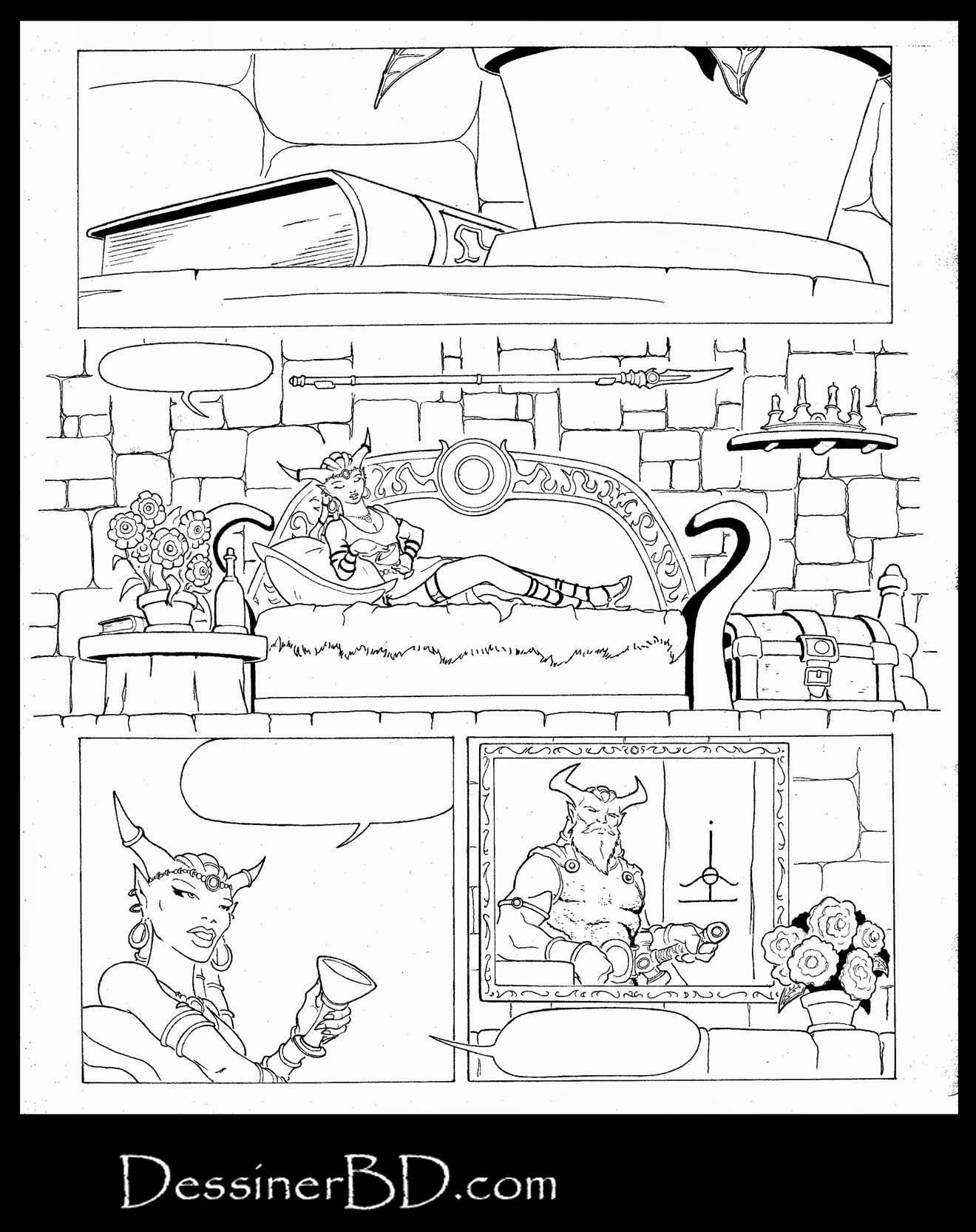 bande dessinee fantasy page 1