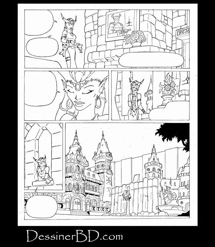 bande dessinee fantasy page 2