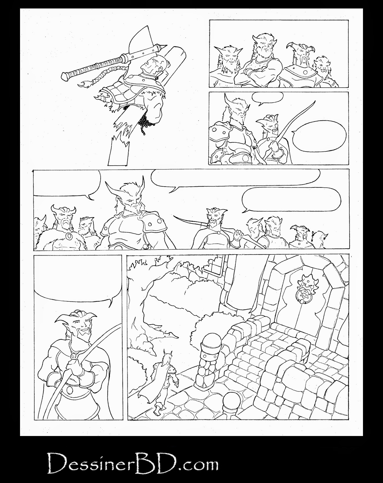 bande dessinee fantasy page 5