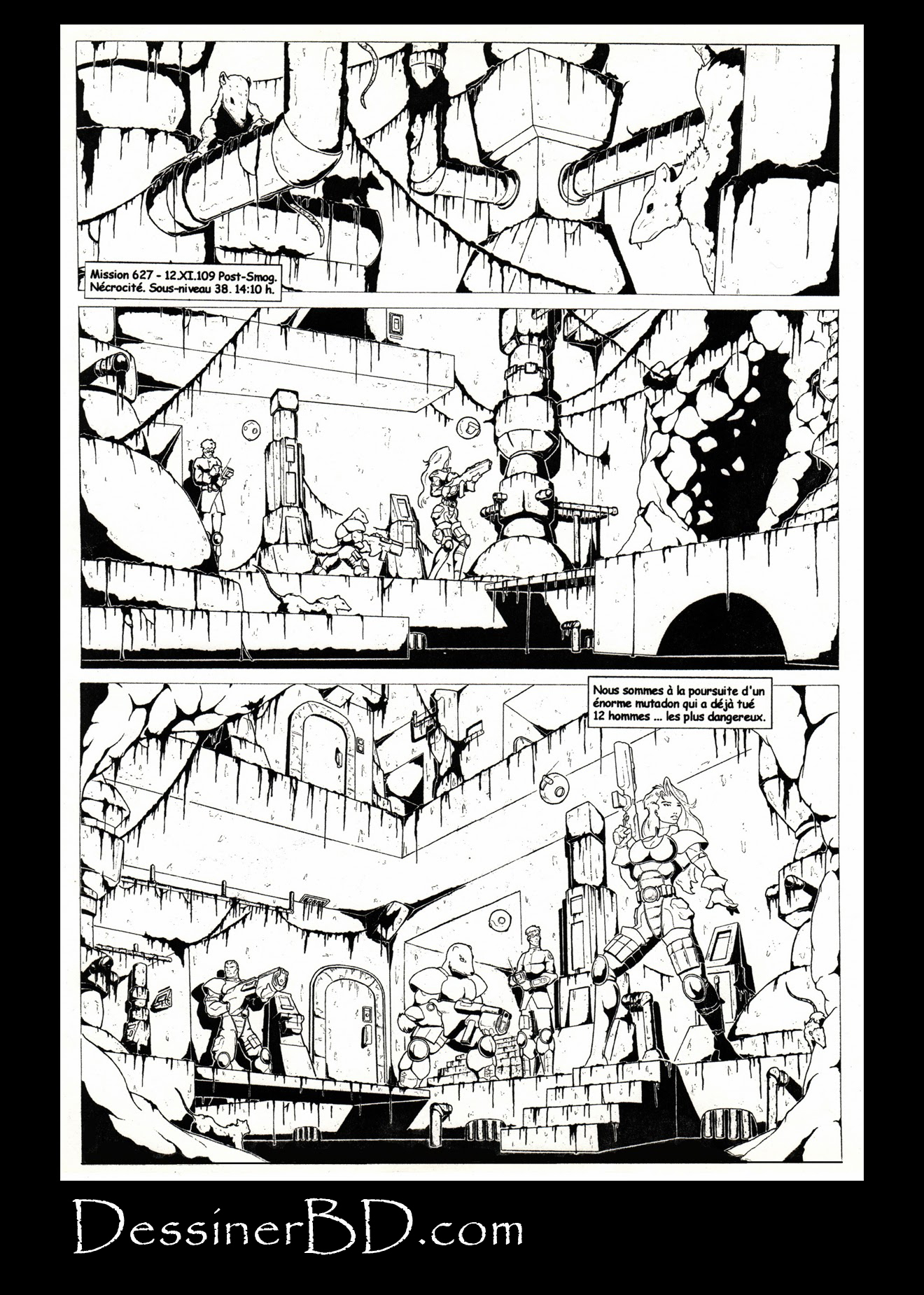 bande dessinée nécrocité page 1