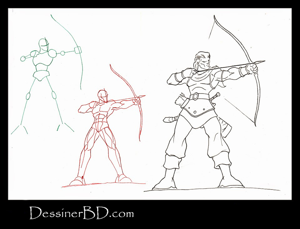 apprendre à dessiner un archer rôdeur
