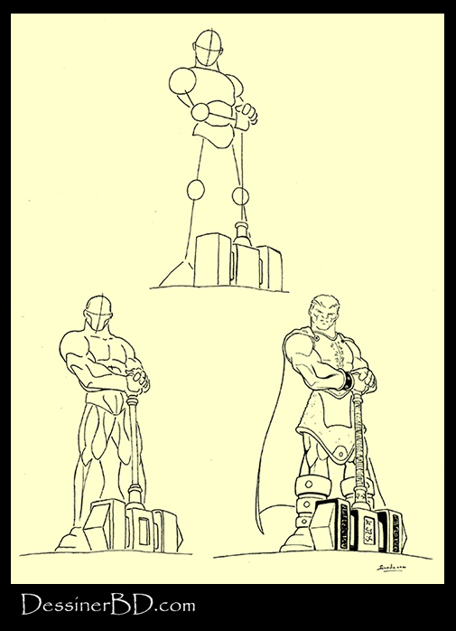 apprendre à dessiner un chevalier paladin