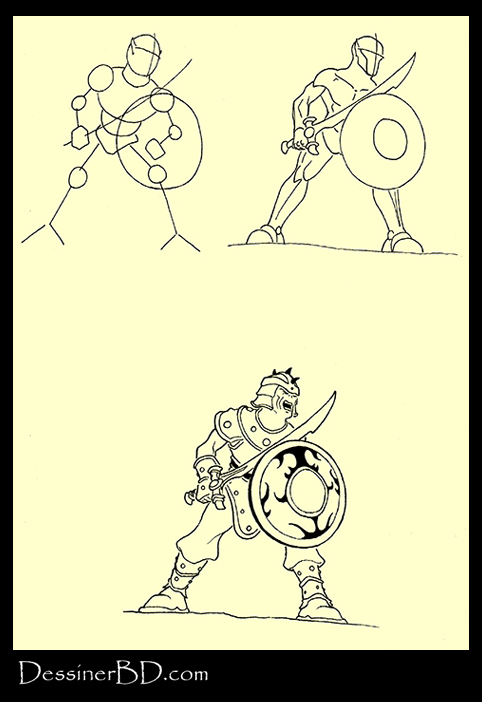 apprendre à dessiner un guerrier gobelin