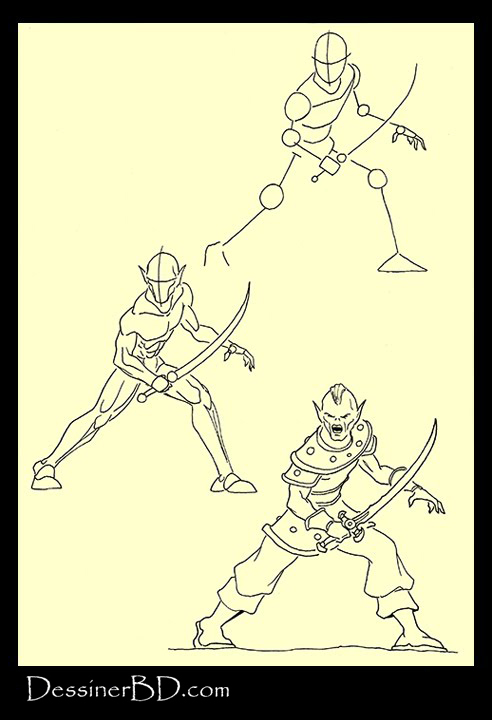 apprendre à dessiner un gobelin