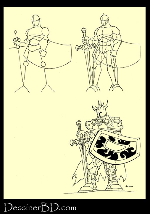 apprendre à dessiner un guerrier du chaos