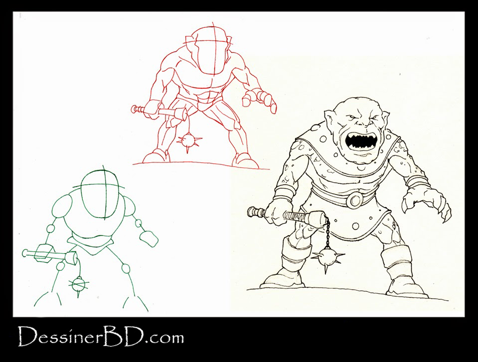 apprendre à dessiner un ogre des cavernes