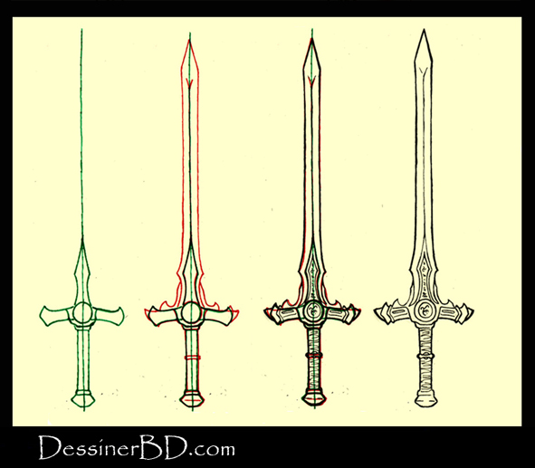 Apprendre à dessiner une épée