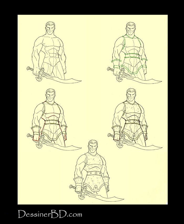 Apprendre à dessiner une cotte de mailles