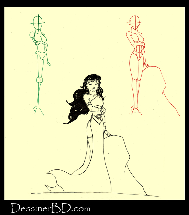 apprendre à dessiner un nymphe de la mythologie