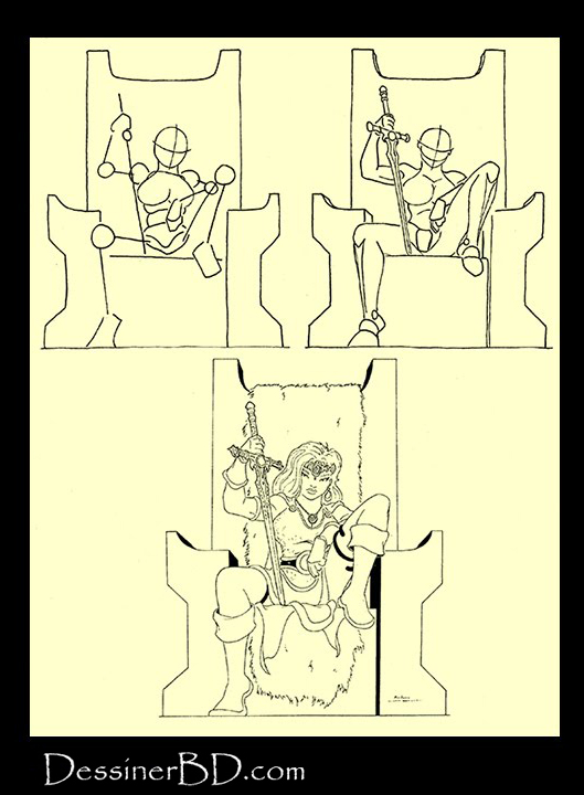 apprendre à dessiner une guerrière barbare