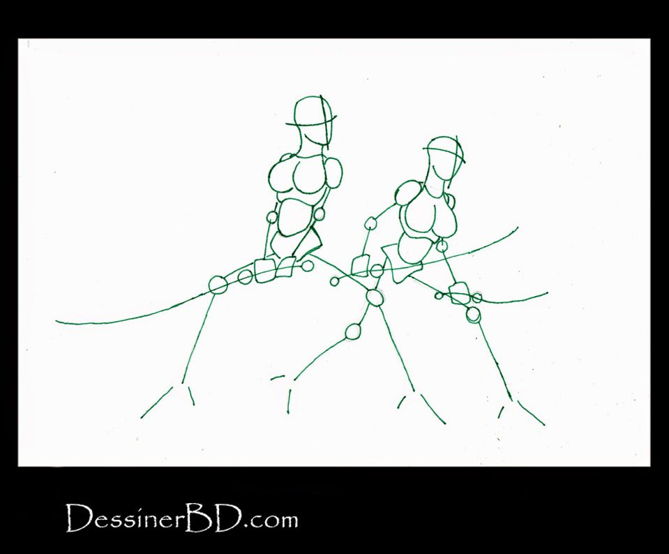 dessiner charpente elfes noires