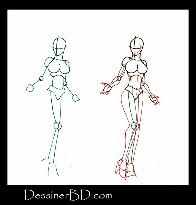 Dessiner muscles et anatomie femme