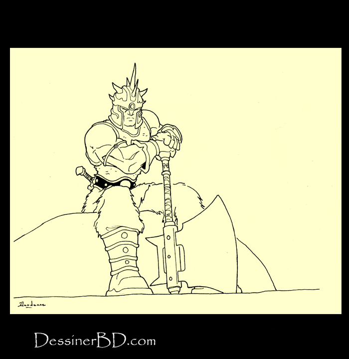 dessin final barbare