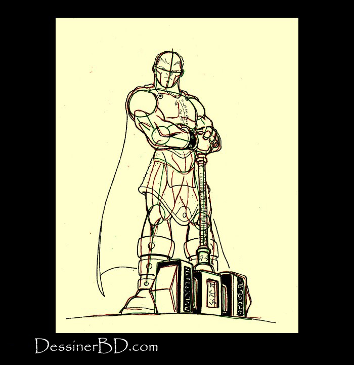 chevalier paladin détails et armure