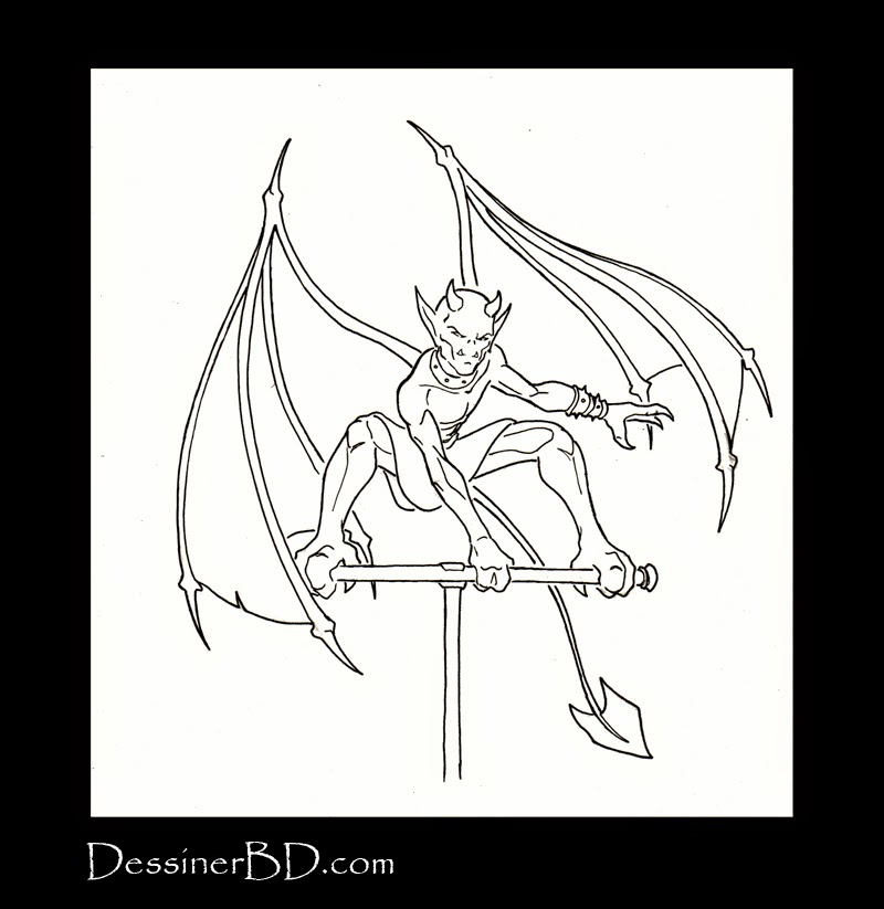Dessin final diablotin fantasy