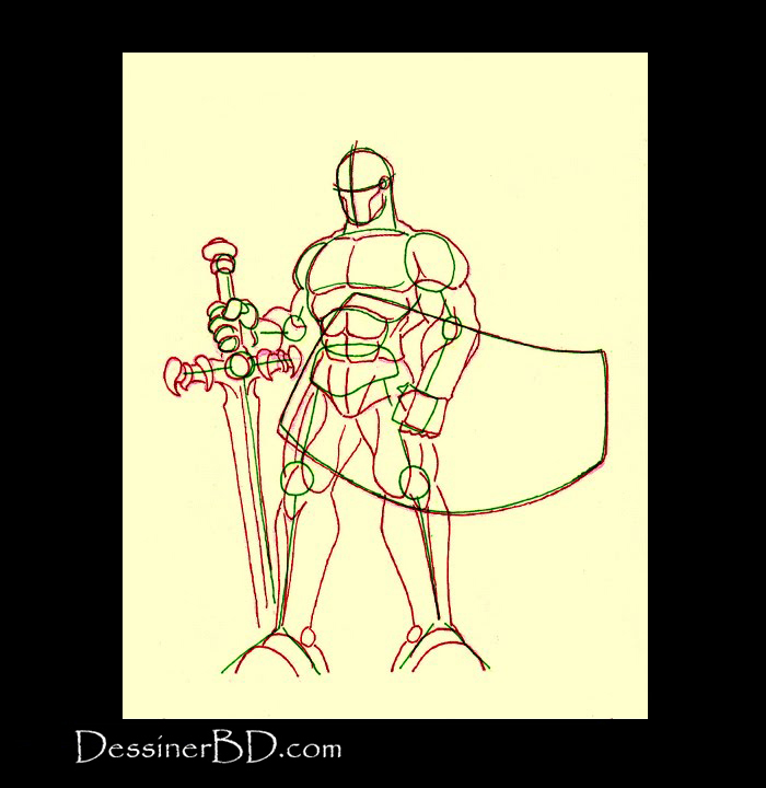 anatomie dessiner guerrier du chaos