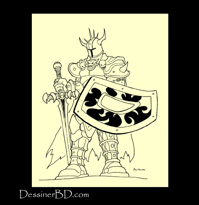 guerrier du chaos dessin final