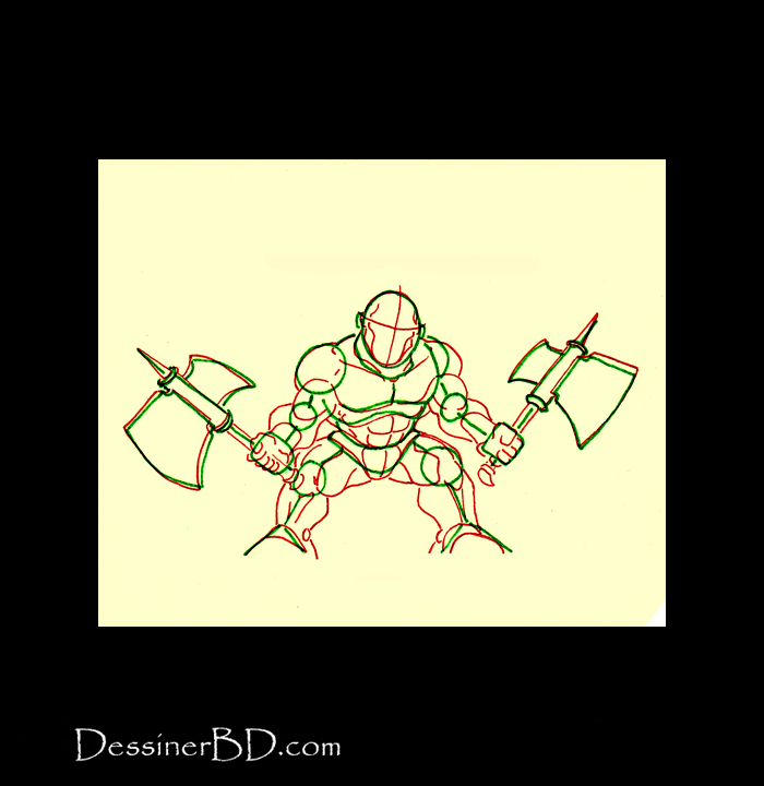 dessiner muscles anatomie nain berserker