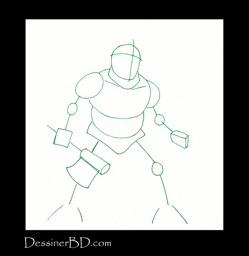 dessiner forme ogre cornu