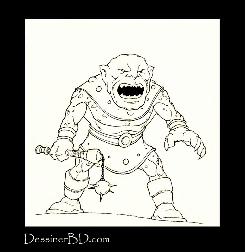 dessin final ogre des cavernes