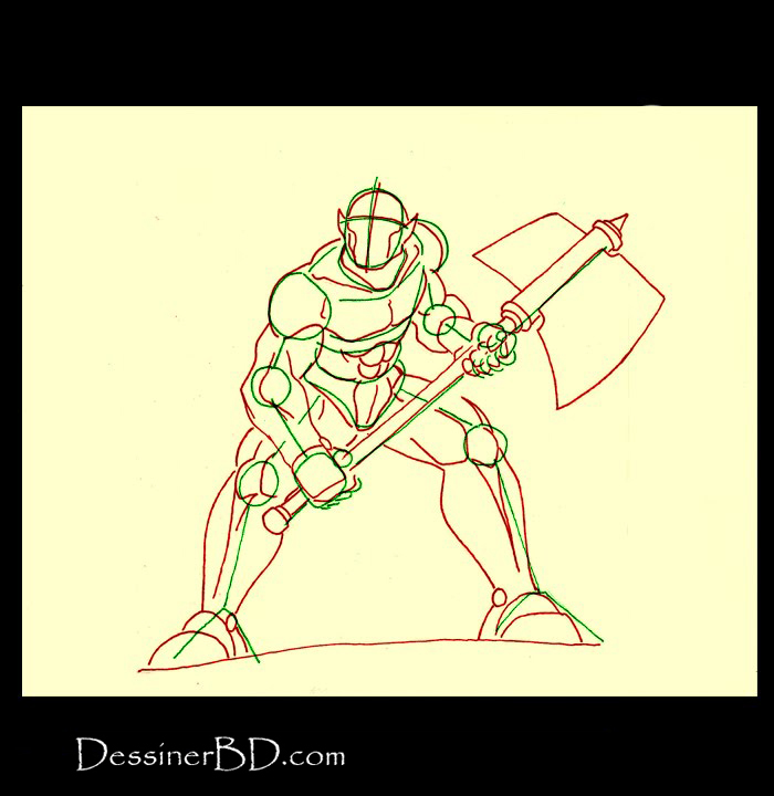 anatomie apprendre à dessiner orque guerrier