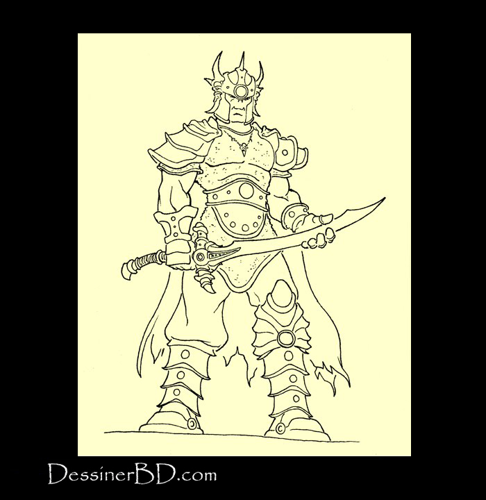 Illustration final seigneur de guerre orque