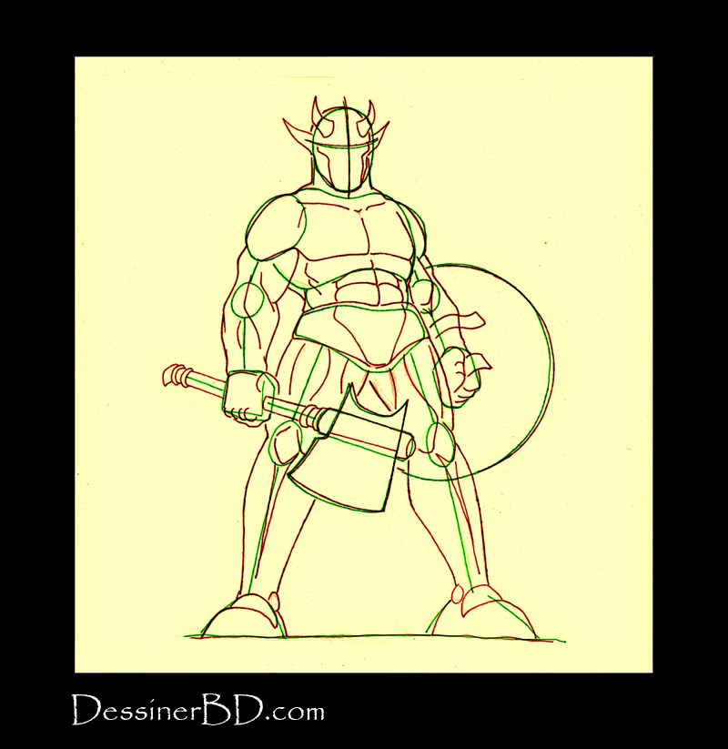 comment dessiner anatomie troll cornu