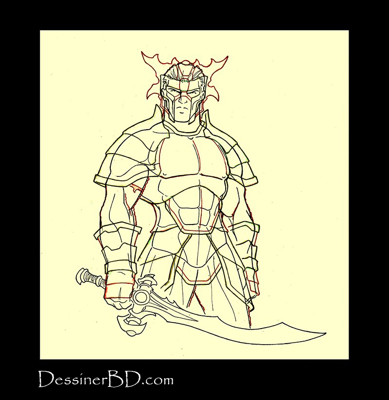 Armure complète étape 3 stucture et charpente