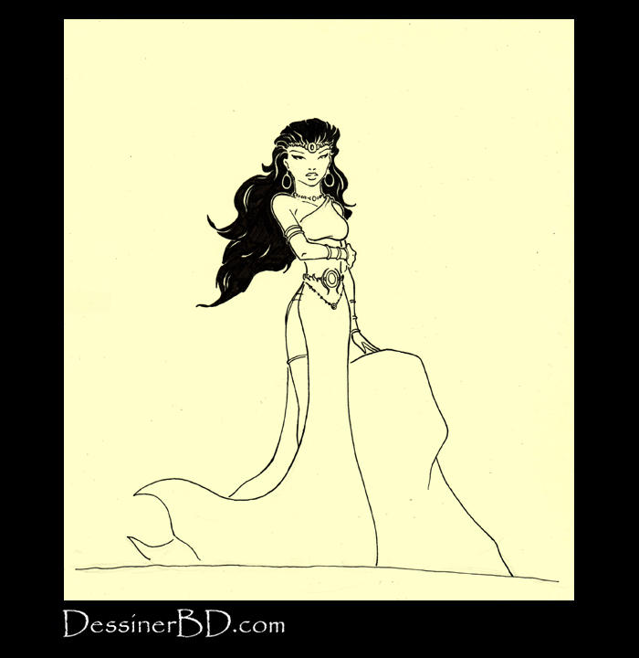 illustration fantasy nymphe