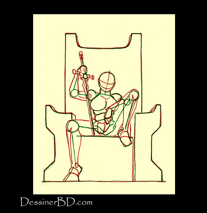 anatomie dessiner une guerrière barbare