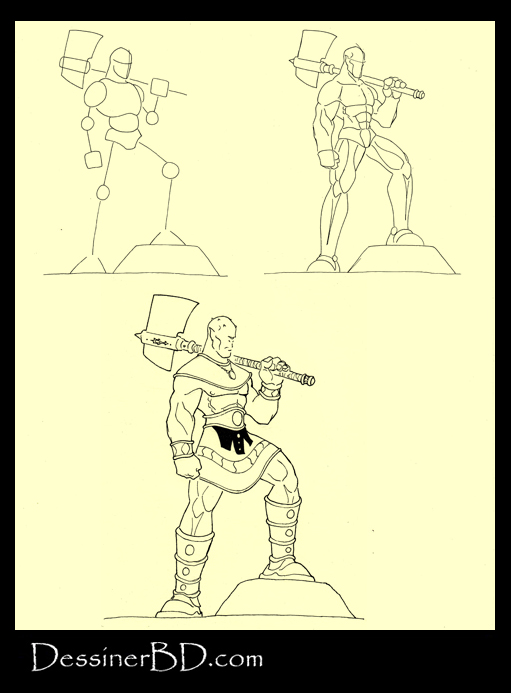 apprendre à dessiner un cyclope B