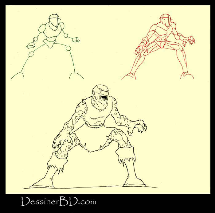 apprendre à dessiner une goule a