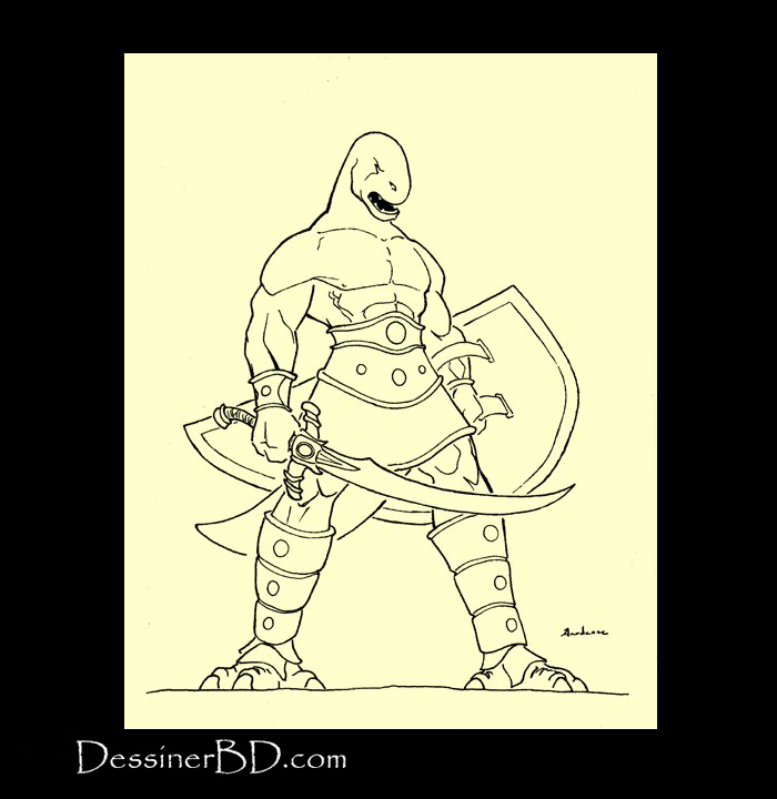 comment encrer homme-lézard