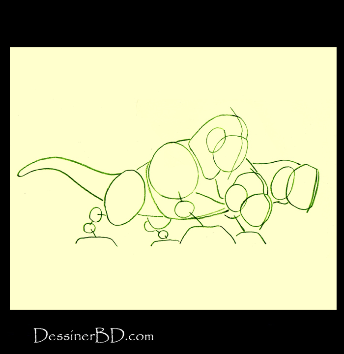 comment dessiner formes cerbère