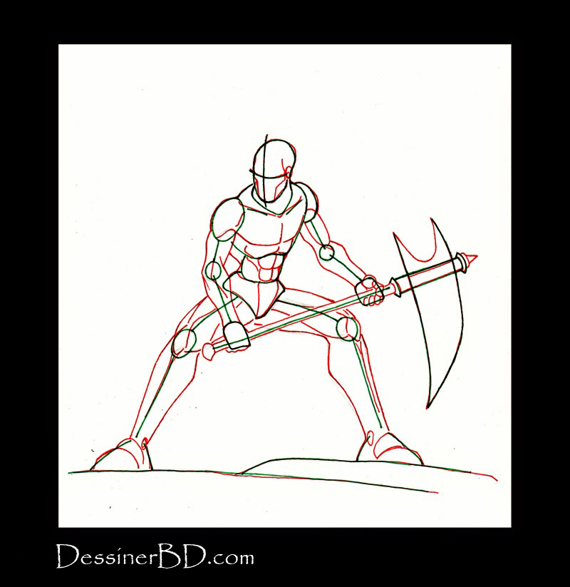 dessiner anatomie assassin mort-vivant