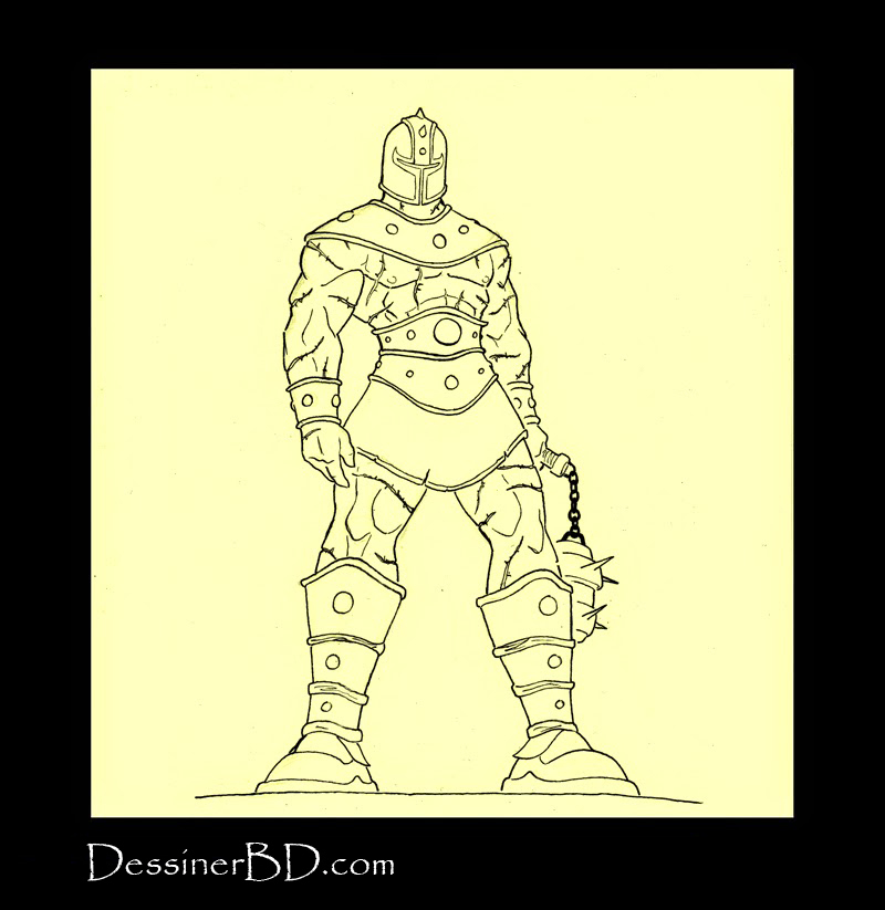 encrer golem mort-vivant avec fléau