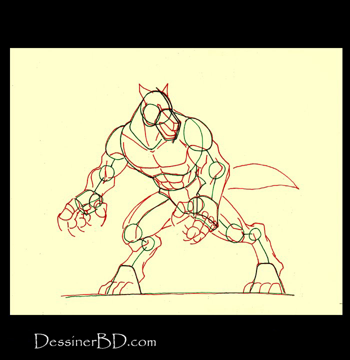 comment dessiner anatomie loup-garou a