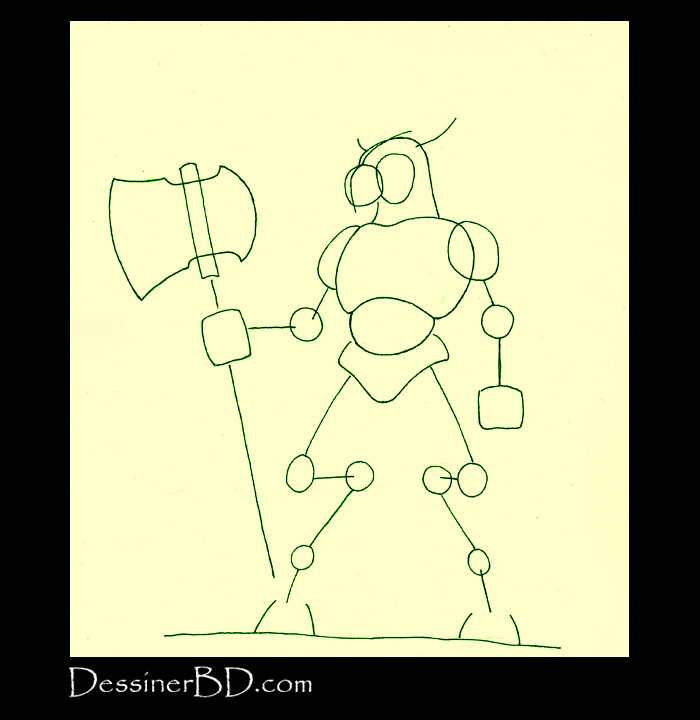 comment dessiner formes minotaure A