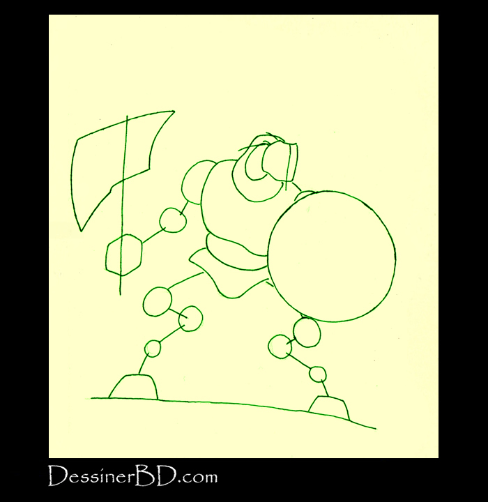 comment dessiner formes minotaure B