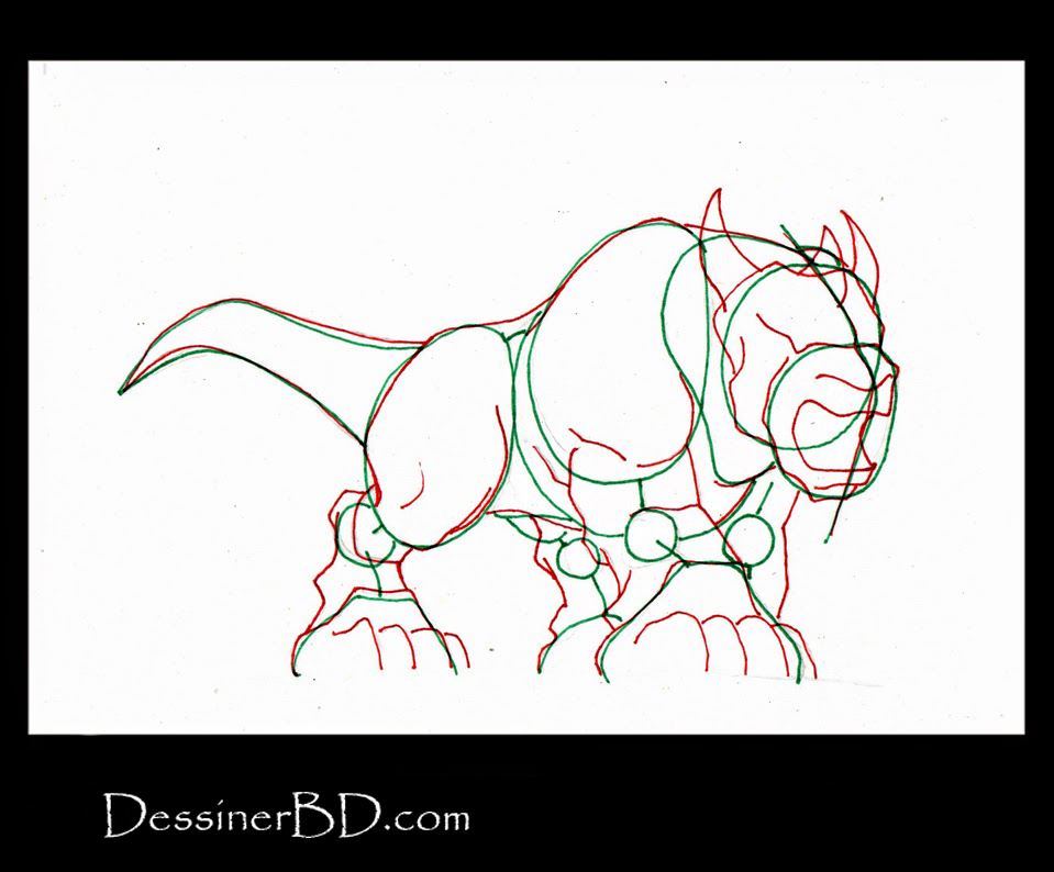 comment dessiner muscle molosse fantastique