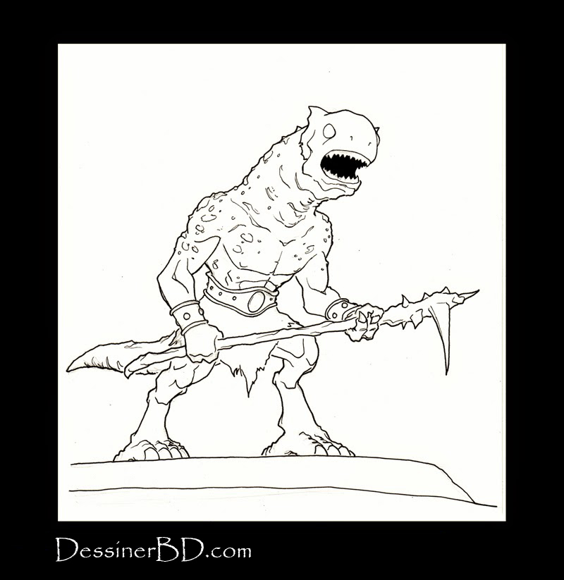 encrer monstre des cavernes