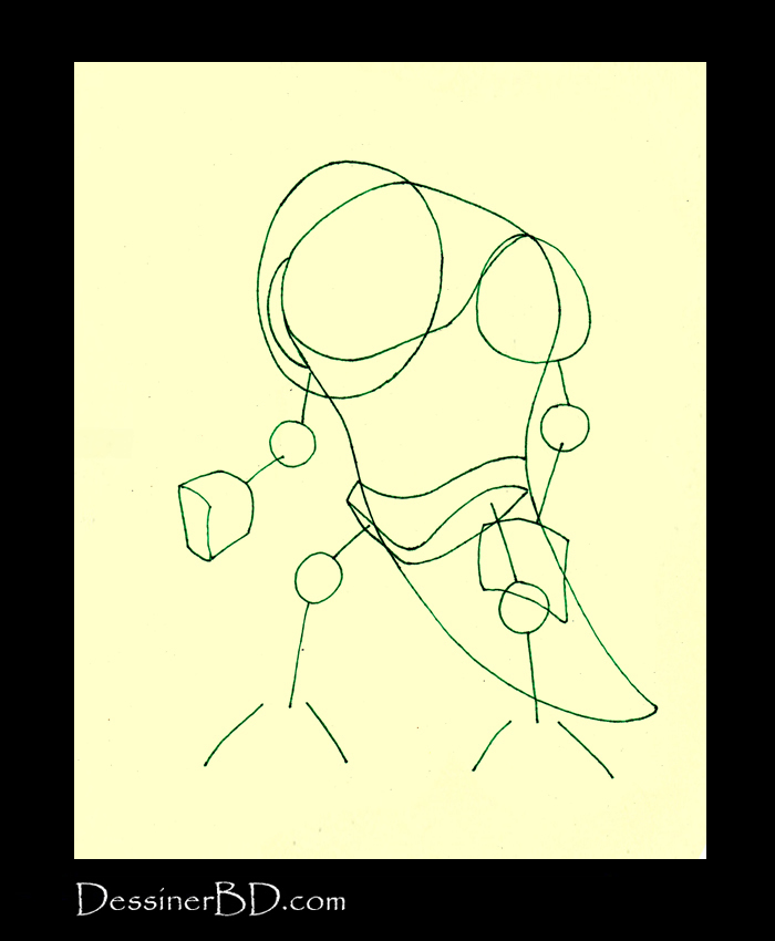 dessiner formes monstre des marais