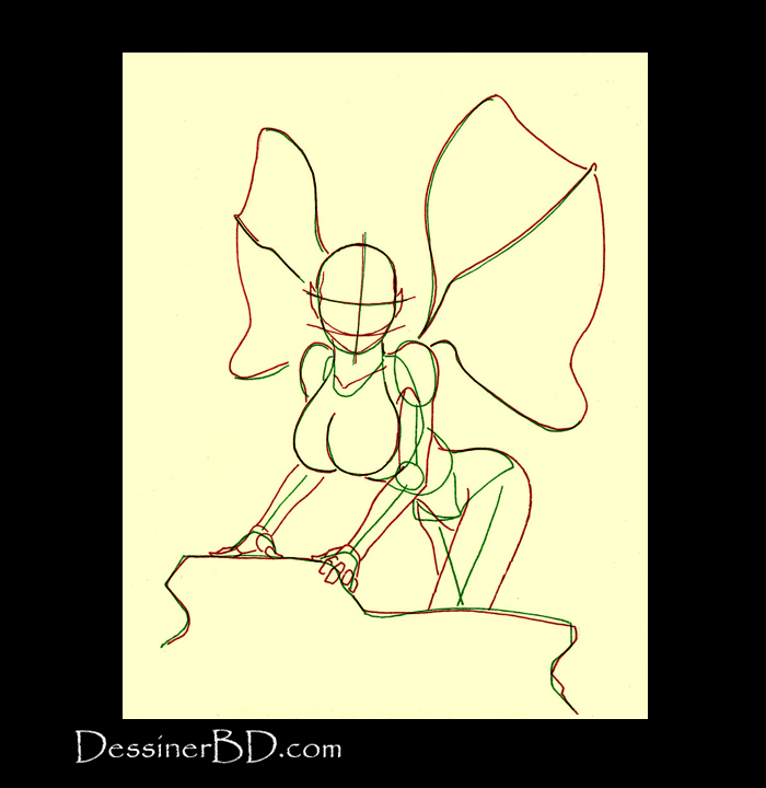 comment dessiner anatomie fée des forêts