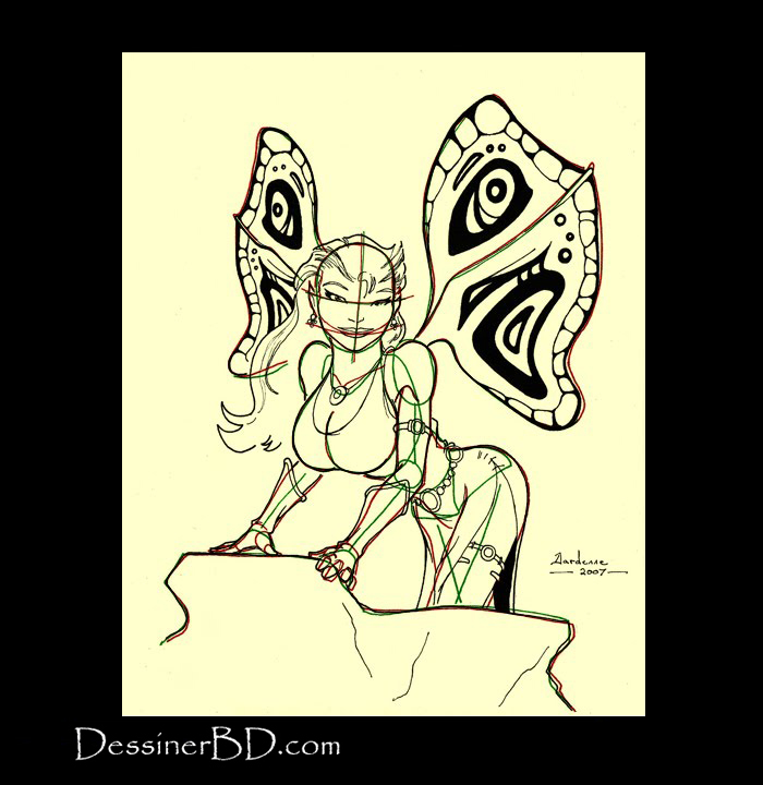 comment dessiner détails fée des forêts