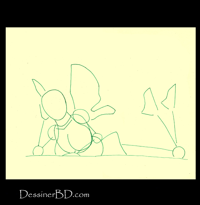 comment dessiner formes fée des fontaines