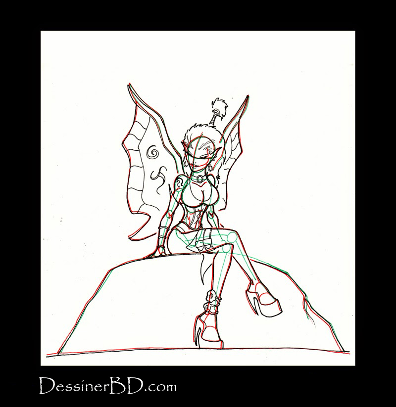 comment dessiner détails fée pixie