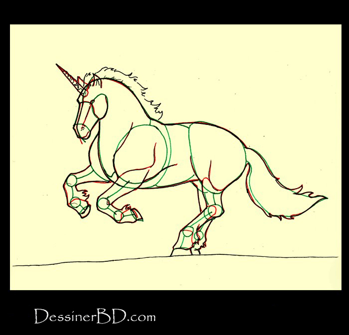 comment dessiner details licorne