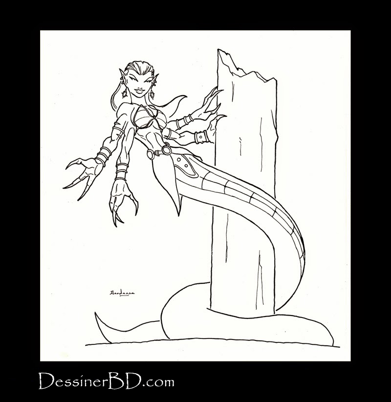 apprendre à encrer naga